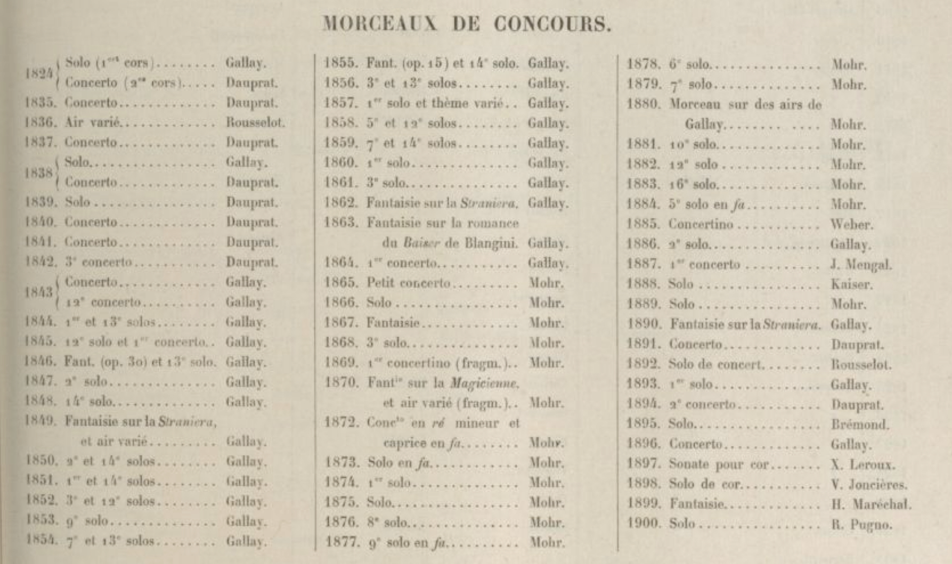 Cor simple from P. Constant
